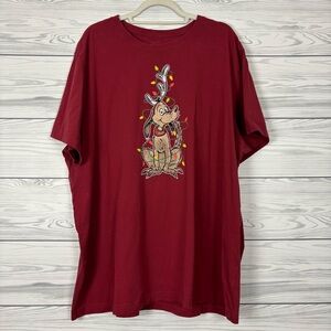 Life is Good Max The Grinch Christmas Crusher Short Sleeve T-Shirt Size XXXL